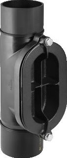 GEBERIT PE ONTSTOPPINGSSTUK 90 GR MET OVALE DEKSEL D 250 371 371.454.16.1