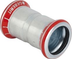 GEBERIT MAPRESS SOK RECHT 1-DELIG C-STAAL MET CIIR AFDICHTRING 28MM (PERSMOF) 22005