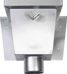 RHEINZINK WB VERGAARBAK VIERKANT 70MM 1640000100