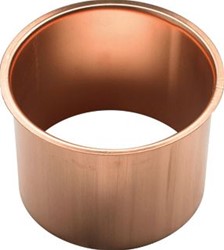 WENTZEL VLAK TAPEIND DAKGOOT MATERIAAL-KLEUR LENGTE 100MM UITWENDIGE BUISDIAMETER 76MM BAKGOOT (RECHT) DIAMETER GOOT 80MM TAPEIND KOPER DIKTE 0.7MM OPPERVLAKTEBESCHERMING GEEN (ONBEHAND 4420003100