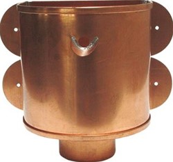 WENTZEL HWA VERGAARBAK KOPER UITWENDIGE BUISDIAMETER 80MM (BXDXH) 310X260X245MM MODEL AMSTERDAM DIKTE 0.7MM OPPERVLAKTEBESCHERMING GEEN (ONBEHANDELD) VORM INLAAT OVERIG VORM UITLAAT RON 4430002600