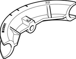 GEBERIT BUIGMATRIJS HYDRAULISCHE BUIGTANG 32MM 690-909-00-1 690.909.00.1