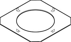 GEBERIT PLUVIA BODEMPLAAT OPZETRING 240.239.00.1