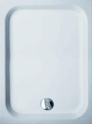 BETTE ULTRA DOUCHEBAK RECHTHOEK SUPER VLAK 90MM AFVOER 1200 X 900 X 65MM WIT 1690-000