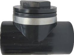 NICOLL TERUGSLAGKLEP 40MMPVC 142101