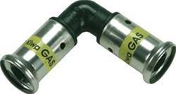 HENCO KNIE KOPPELING 90GR 16 X 16MM KUNSTSTOF GAS (PERS X PERS) 1PKG-1616