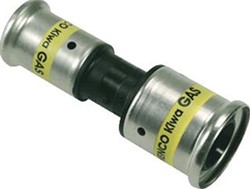 HENCO RECHTE KOPPELING VERLOOPKOPPELING 26 X 20MM KUNSTSTOF GAS (PERS X PERS) 16PKG-2620