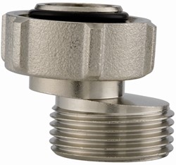 HUMMEL S-KOPPELING VOOR ONDERBLOK 3/4XM22X1,5 MESSING VERNIKKELD 2556342201 2 556 3422 01