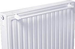 RADSON HANDDOEKHOUDER VOOR PANEELRADIATOR 600 MM RAL 9010 589600