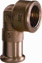 VSH XPRESS CU KNIE KOPPELING 90GR 54MM X 2 KOPER (PERS X BINNENDRAAD) 4801588