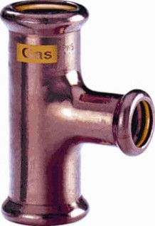 VSH XPRESS T-STUK 22MM X 22MM X 22MM KOPER GAS (PERS X PERS X PERS) 4804129
