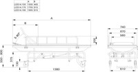 HANDICARE DOUCHEBRANCARD 170CM MET VERSTELBARE RUGSTEUN RVS LI25141704-02 LI2514-1704-02 LI2514.1704-02-2