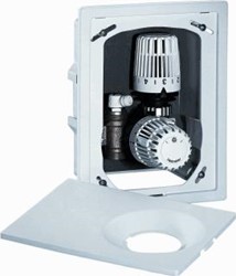 HEIMEIER MULTIBOX K-RTL WIT. INCLUSIEF MONTAGEPLAAT EN THERMOSTAATKOP 9301-00.800