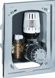 HEIMEIER MULTIBOX K-RTL CHROOM. INCLUSIEF MONTAGEPLAAT EN THERMOSTAATKOP 9301-00.801
