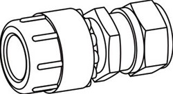 SIMPLAST FITTING MET 2 AANSLUITINGEN 3-DELIG RECHT UITWENDIGE BUISDIAMETER AANSLUITING 16MM AANSLUITING 1 POLYAMIDE (PA) UITWENDIGE BUISDIAMETER AANSLUITING 15MM AANSLUITING 1 KLEMAANSL 8030651142