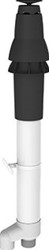 BURGERHOUT ROOKGASDAKDOORVOER SKYLINE 3000HR ALUMINIUM PARAL 40-045-27-50 40.045.27.50