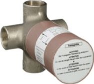 HANSGROHE QUATTRO BASISGARNITUUR INBOUWDEEL MET KERAMISCH BINNENWERK CHROOM 15930180