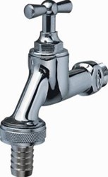 RAMINEX TAPKRAAN CHROOM MET KRUKBEDIENING 1/2X3/4 11200