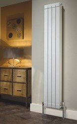 DRL OSCAR DELUXE ALUMINIUM RADIATOR 1646X400 MET 5 ELEMENTEN WIT V009010 031605
