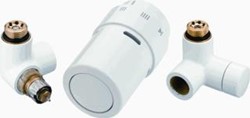 DANFOSS X-TRA COLLECTION DESIGNSET 1/2 LINKS WIT (RAL 9016) 013G4008