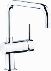GROHE MINTA KEUKENMENGKRAAN BLAD/KRAANGAT EENGREEPS 309MM HOOGTE 223MM U-UITLOOP DRAAIBAAR CHROOM 32488000