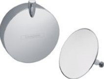 HANSGROHE UNIVERSEEL FLEXAPLUS S AFBOUWDEEL VOOR BADAFVOER-EN OVERLOOPCOMBINATIE CHROOM 58186000