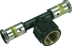 HENCO T-STUK 32MM X 1 X 32MM KUNSTSTOF GAS (PERS X BINNENDRAAD X PERS) 13PKG-320632