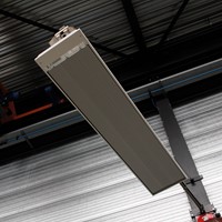 MASTERWATT SPOT 2400 INFRAROOD STRALINGSPANEEL L=1550MM H=250MM WIT 2400 WATT 880402400