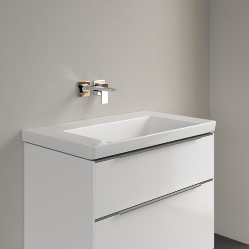 VILLEROY & BOCH SUBWAY 3.0 MEUBELWASTAFEL 800X470MM. ZONDER KRAANGAT ZONDER OVERLOOP. WIT ALPIN C+ 4A7083R1-2