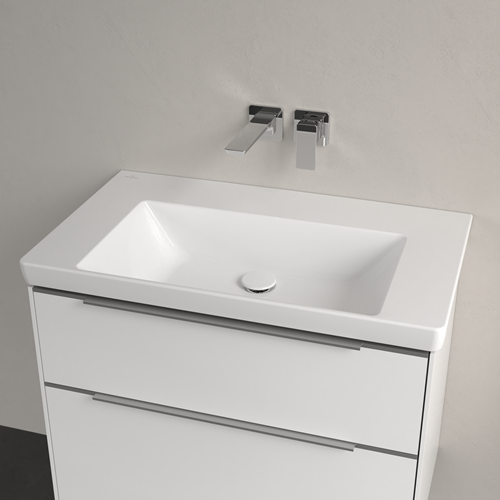 VILLEROY & BOCH SUBWAY 3.0 MEUBELWASTAFEL 800X470MM. ZONDER KRAANGAT ZONDER OVERLOOP. WIT ALPIN C+ 4A7083R1-3
