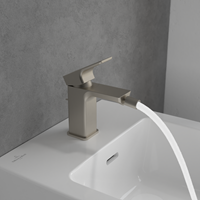 VILLEROY & BOCH WELLNESS SUBWAY 3.0 EENGREEPS BIDETKRAAN BRUSHED NICKEL MATT TVB11200100064-3