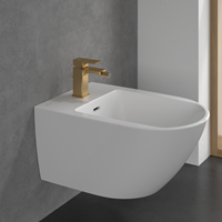 VILLEROY & BOCH WELLNESS SUBWAY 3.0 EENGREEPS BIDETKRAAN BRUSHED GOLD TVB11200100076-3