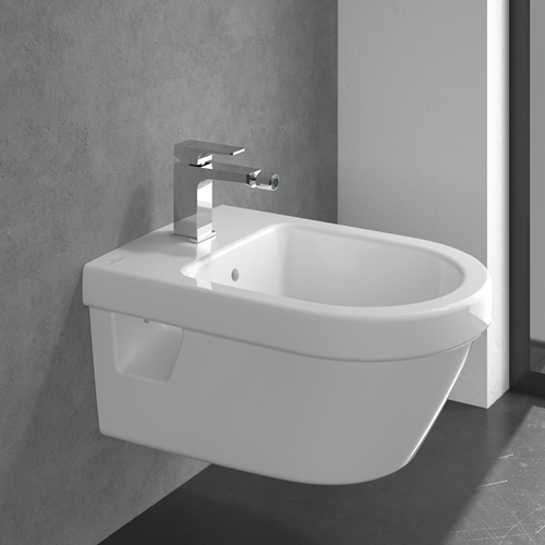VILLEROY & BOCH WELLNESS ARCHITECTURA SQUARE 1-GREEPS BIDETKRAAN CHROOM TVB12500100061-3