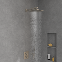 VILLEROY & BOCH UNIVERSAL SHOWERS REGENDOUCHE ANGULAR BRUSHED NICKEL MATT TVC00000200064-2