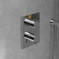 VILLEROY & BOCH CONUM INBOUWTHERMOSTAAT MET TWEEWEG STOPKRAAN CHROME TVS12700200061-2