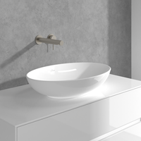 VILLEROY & BOCH LOOP & FRIENDS SINGLE-LEVER BASIN MIXER WITHOUT WASTE BRUSHED NICKEL MATT TVZ10601000064-2