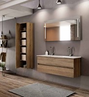 Wavedesign Napoli: stijlvol badmeubel met ruimtelijk ontwerp en praktische functionaliteit