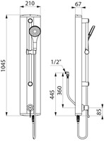 DELABIE DOUCHEMENGKRAAN (OPB) SECURITHERM H9635BEL-3