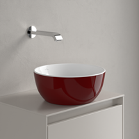 VILLEROY & BOCH ARTIS OPZETWASTAFEL, 325 X 325 X 135 MM, ZONDER OVERLOOP, BORDEAUX  438932BCS9-2