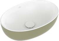 VILLEROY & BOCH Artis Opzetwastafel, 480 x 325 x 135 mm, zonder overloop, Sage Green  438848BCS8