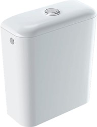 Geberit iCon opzet spoelreservoir, 2-toets spoeling, wateraansluiting zijkant of onderaanWIT 229420600