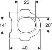 GEBERIT BAMBINI WC-ZITRING MET STEUNGREPEN TOP-FIX WIT 502.971.01.1-2