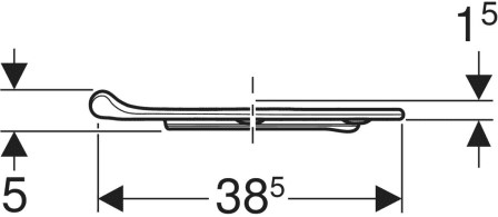 GEBERIT BAMBINI WC-ZITRING MET STEUNGREPEN TOP-FIX WIT 502.971.01.1-3