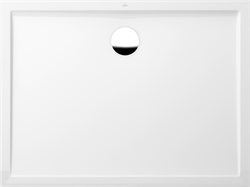 VILLEROY & BOCH FUTURION FLAT DOUCHEBAK QUARYL RECHTHOEKIG 1200X900MM DIEPTE 25MM AFVOER 80MM WIT UDQ1290FFL2V-01