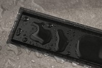 EASYDRAIN COMPACT MODULO TAF DOUCHEGOOT 1200 MM ZERO+ ZWART MET WATERSLOT 30 MM EDM1TAFZM1200-30B