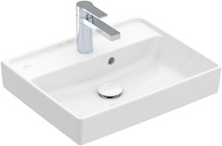 VILLEROY & BOCH COLLARO FONTEIN HOEKIG VOOR 1-GAT KRAANGAT DOORGESTOKEN WAND 400 X 500MM (DXB) WIT ALPINE 43345101