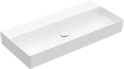 VILLEROY & BOCH MEMENTO 2.0 WASTAFEL HOEKIG WANDUITLOOP VOOR WANDUITLOOP WAND 470 X 1000MM (DXB) WIT ALPINE 4A221F01