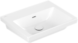 VILLEROY & BOCH SUBWAY 3.0 WASTAFEL 550 X 440 X 165 MM WHITE ALPINE CERAMICPLUS MET OVERLOOP ONGESLEPEN 4A7057R1
