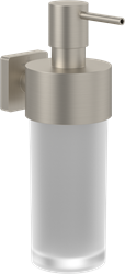 VILLEROY & BOCH ELEMENTS STRIKING ZEEPDISPENSER 70 X 121 X 207 MM BRUSHED NICKEL MATT TVA15200700064