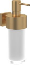 VILLEROY & BOCH ELEMENTS STRIKING ZEEPDISPENSER 70 X 121 X 207 MM BRUSHED GOLD TVA15200700076